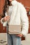 Derkon 100% Genuine Leather Women's Hand and Shoulder Bag Mink