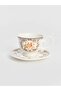Mixed Squirrel Printed Porcelain Coffee Cup Set for 2 People (W6) - 2