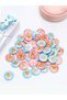 Brooch set, mixed colors - 3