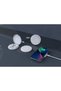 Oslo Mag - Recycled 15W Magnetic Wireless Charger Multicable Set - White - 6