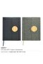 A5 size Rpet Fabric Notebooks, Dark Blue - 3