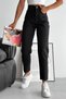 Women's High Waist Washed Mom Jean Lycra Jeans 3245 - 3