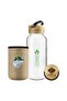 Glass Bottles with Bamboo Lid and Eco Sleeve - 2