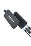 Cable Power 10,000mAh PD Fast Charging Power Bank, 22.5W QC / 20W PD, Light-Up Logo, Black