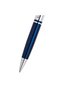Calais Chrome/Blue Lacquer with Polished Chrome Appointments Ballpoint Pen (Blue Ink) - 3