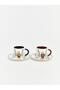 Mixed Bear Teddy Printed 2-Person Porcelain Coffee Cup Set (W6) - 3