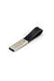 8GB USB with Leather Strap, Black - 3