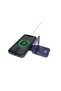 Turin - Foldable Wireless Charger and Multicable Set - Navy Blue - 6