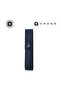 Leather Single Pen Case with Flap - Navy Blue
