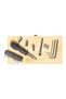 Tool Set in Bamboo Box with Silver Lock - 4