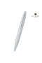 Calais Satin Chrome with Polished Chrome Appointments Ballpoint Pen (Blue Ink), Grey