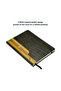 Arabic Bisht Style Notebooks - A5 Hard Cover with Elastic Band, Bookmark & Pen Holder, White - 7