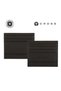 Saffiano Leather 6CC Card Holder - Black