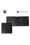 Leather Clip Wallet - Black