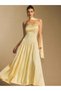 Rochie maxi, galben - 3