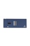 Blace - Recycled PU 15W Wireless Mousepad & Desk Organizer - Navy Blue - 6