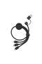 Koper - Recycled 6-in-1 Charging Cable - Black - 3
