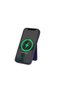 Mag3 - 3-in-1 Magnetic Wireless Charger Card Holder - Navy, Navy Blue - 6