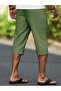 Pantaloni 3/4, verde - 2