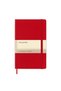 Classic Large Ruled Hard Cover Notebook - Scarlet Red