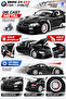 Bmw Z4 Gt3 Die Cast Metal Model Car 21 cm – 1:24 Scale Pull-Back, Racing Model with Opening Doors - 2