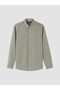 Quality Pieces from Çelebi Store Standard Fit Checked Embroidered Poplin Men's Shirt - 5