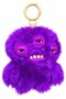 Plush Bag Clip Mini Series 6 Purple Furry Three-Eyed - 12.5 cm - 2