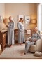 New Season Gray Double-Breasted Collar Breastfeeding Compatible Design Long Sleeve 100% Cotton Maternity Maternity Dressing Gown Nightgown Pajama Set 4-Piece Set - 5