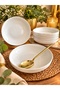 Modern Plain Deep Dinner Plate for 6 People 22cm - 4