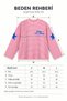 Women's 100% Cotton Pink Striped Oversize Long Sleeve T-Shirt - 8