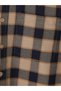 Esvab • Modern & Distinctive Standard Fit Checkered Embroidered Gabardine Men's Shirt - 7