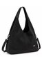 Women's Large Model Suede Hand and Shoulder Bag - 3