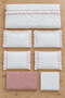 Mirella 100% Cotton Ruffled Piping Runner 7 Piece Double Duvet Cover Set - 6