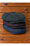 Marled winter beanie hat british style beanie hat elastic back hat - 2