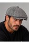 Deep fishbone winter beanie hat british style beanie hat with elastic back
