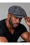 Lanolin fabric winter cap hat british style cap hat with elastic back