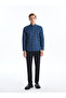 Ozmarka New Season Slim Fit Long Sleeve Dobby Men's Shirt - 2