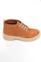 Tan Suede Textured Flexible Sole Comfortable Daily Use Lace-Up Boots - 4