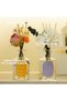 مجموعة ناشرات العطر بالقصب، ناشر عطر للعلاج بالروائح سعة 200 مل مع ديكور زهور مجففة جميلة، زيت ناشرات العطر بالقصب، هوت سيل - 2