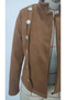 Women's Judge Collar Button Detailed Short Suede Jacket - 4