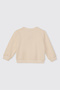 Baby Girl Tasseled Ecru Sweatshirt - 2