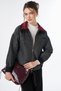 Collar Detailed Quilted Jacket Black