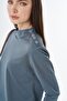 Button Detailed Blouse Petrol - 7