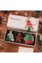 3PCS Christmas Candles Scented Candle Xmas Tree Glove Socks Gingerbread Man Shaped Candles Soy Wax Gifts for Home Decor Party Bedroom Room Table Decorations - 4