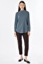 Button Detailed Blouse Petrol - 3