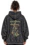 Iron Maiden Rock Metal Music Band Printed Unisex Oversize Washable Hoodie Sweatshirt - 3