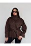 Suede Waist Drawstring Jacket - 4