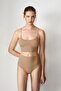 Lusya high-waisted basic laser-cut soft-touch 6-pack panties in brown and multicolor - 5