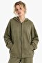 Oversize Zippered Top and Bottom Set - 3