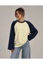 Women's Oversize Raglan Sleeve Crew Neck Long Sleeve Basic Sweatshirt - 2
